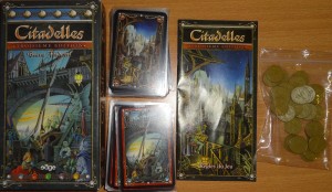 L'ensemble du matériel du jeu et de l'extension