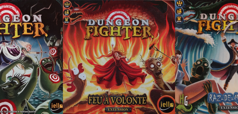 Dungeon Fighter + extensions Feu à volonté et Raz -de-marée (Silva/Buonfino/Sorentino/Ghigni)