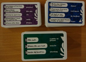 Les différentes cartes disponibles