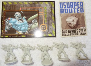 Les Aqua-Warriors vus de dos