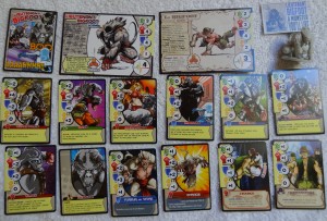 Les cartes du Lieutenant Bigfoot de face