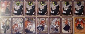 Le set de cartes de Belle