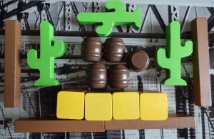 Les éléments de décor à placer en fonction du scénario choisi